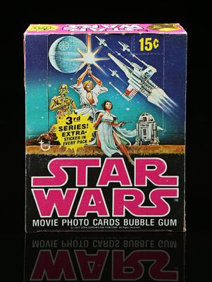 Lot # 620 - Topps Star Wars Movie Photo Cards Bubble Gum (3rd Series)