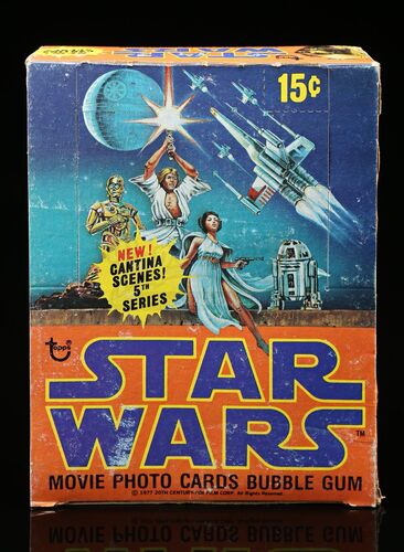 Lot # 621 - Topps Star Wars Movie Photo Cards Bubble Gum (5th Series)