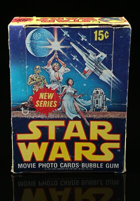 Lot # 622 - Topps Star Wars Movie Photo Cards Bubble Gum (2nd Series) - Unused