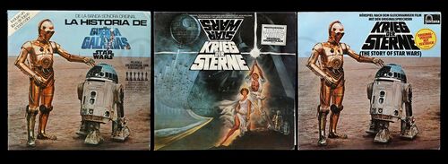 Lot # 625 - 3 Star Wars Records With Sleeves