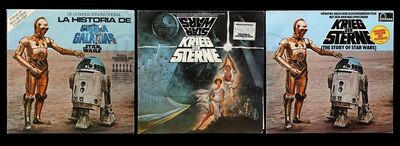 Lot # 625 - 3 Star Wars Records With Sleeves