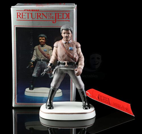 Lot # 646 - Hand-Painted Lando Calrissian Porcelain Figurine [Kazanjian Collection]
