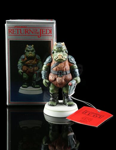 Lot # 647 - Hand-Painted Gamorrean Guard Porcelain Figurine [Kazanjian Collection]