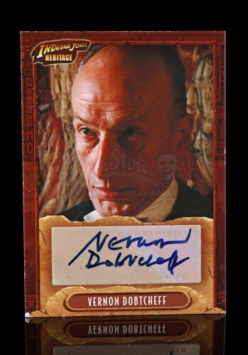 Lot # 683 - Vernon Dobtcheff-Autographed "The Butler" Trading Card