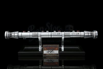 Lot # 692 - Ray Park-Signed Master Replica Darth Maul Lightsaber (TPM Signature Edition) (#993/1500)