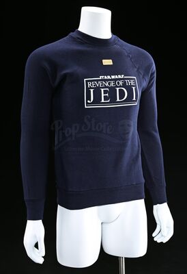 Lot # 769 - Blue "Revenge Of The Jedi" Crew Sweater [Kazanjian Collection]