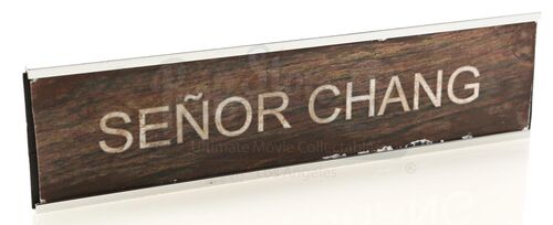 Lot # 12 - S1E24 - "English as a Second Language": Ben Chang's (as portrayed by Ken Jeong) Name Plaque